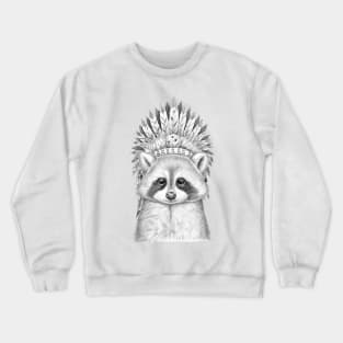 Raccoon apache Crewneck Sweatshirt